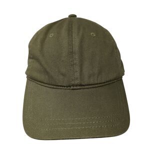 Universal Thread Slideback Hat Green One Size Adjustable Vented Holes Blank